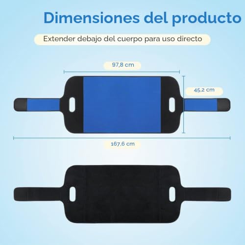 Cinturón de giro para pacientes en barandillas de cama de hogar 7