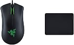 Razer DeathAdder Essential Gaming Mouse: 6400 DPI Optical Sensor - 5 Programmable Buttons - Mechanical Switches - Rubber Side Grips - Classic Black