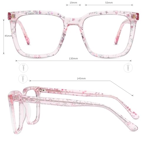 Image of Firmoo Oversized Blue Light Blocking Glasses Computer Gaming Glasses, Blue Blockers Glasses for Women /Men