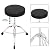EKUL MCH Full Size Adult Drum Set 5-Piece Black with Bass Drum, two Tom Drum, Snare Drum, Floor Tom, 16" Ride Cymbal, 14" Hi-hat Cymbals, Stool, Drum Pedal, Sticks
