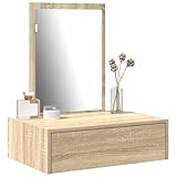 【Applications variées】Cette coiffeuse sera parfaite pour des chambres bien rangées, des appartements branchés ou des studios stylés. N'hésitez pas à mélanger élégance et fonctionnalité, elle est faite pour ceux qui veulent allier praticité et style. Intégrez-la à votre suite parentale pour créer un espace beauté personnel ou mettez-la en valeur comme une pièce indépendante.