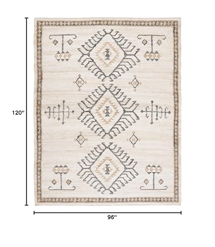 Tapete SAFAVIEH 8x10 Kilm Collection Grande Marfil y Negro miniatura 2