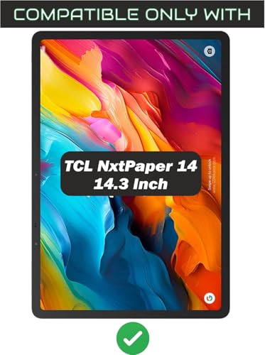 Image of Privacy Anti Peep Matte Screen Guard Compatible With TCL NxtPaper 14 (14.3 Inch Tablet) Anti Spy Blue Light Block Screenguard Not a Tempered Glass Screen Protector