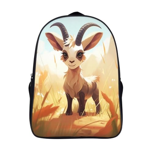 Mochila escolar de cabra para las clases y excursiones del colegio