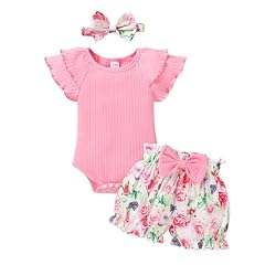 Pink Romper and Rose Shorts