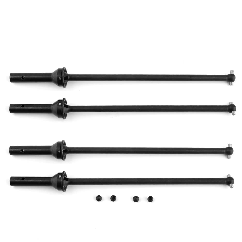 Photo 1 of Drive Shaft Set Harden #45 Steel Driveshaft Front and Rear for Arrma Kraton 6S Outcast 6S Notorious 6S Fireteam 4X4 BLX Upgrade Parts (Black)