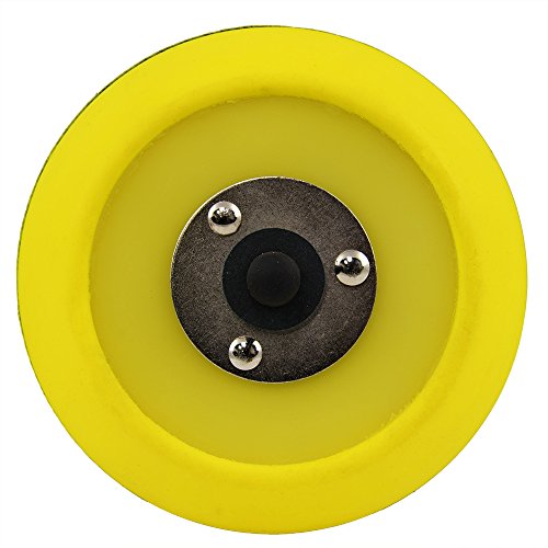 Chemical Guys Buflc_Bp_Da_3 Dual-Action Hook And Loop Molded Urethane Flexible Backing Plate (3.5 Inch) , Yellow #TOP1