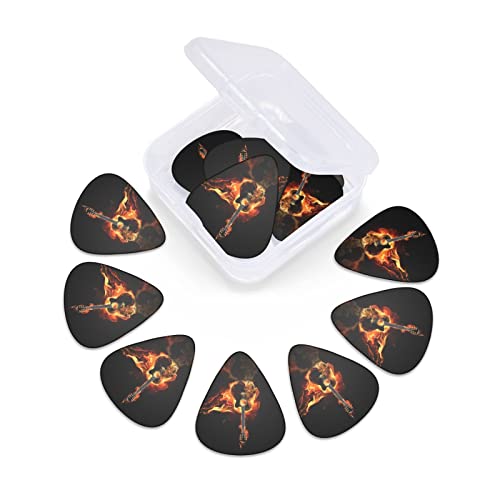 Pack de 12 médiators pour guitare Fire Guitar Picks pour guitare électrique Guitare acoustique Diverses guitares - Les Beatles, Paul McCartney, John Lennon, RIngo Starr, George Harrison Pack de 12 médiators pour guitare Fire Guitar Picks pour guitare électrique Guitare acoustique Diverses guitares – Image 6
