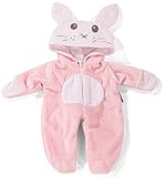 Götz 3403255 Onesie Rabbit Overall - Puppenbekleidung Gr. S - Bekleidungs- und Zubehörset für Babypuppen von 30 - 33 cm