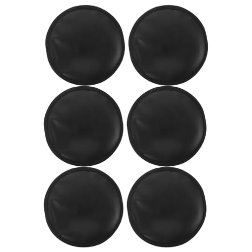 Homoyoyo Señuelos de Pesca Reutilizables 6 Piezas Cubiertas para Anzuelos de Pesca de 5,89 Pulgadas Funda Antienredos Negra para Almacenamiento y Transporte