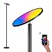 Produktbild Stehlampe Smart 35W LED Deckenfluter Dimmbar Stehleuchte zum im Wohnzimmer Schlafzimmer Büro, Berührungssteuerung & APP-Steuerung, RGBCW, 2700K-6500K, Kompatibel mit Alexa und Google Home, Schwarz