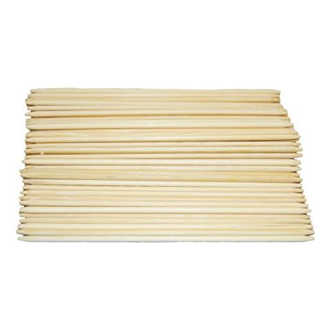 Perfect Stix Double End 5.5 Semi-100 5.5" x 1/8" Doubled Semi Pt Ends Bamboo Skewers, 0.1" Height, 0.1" width, 5Length (Pack of 100) Cover
