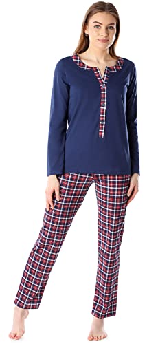 Be Mammy Damen Schlafanzug Stillpyjama 1L3C2 (Dunkelblau, M) Cover