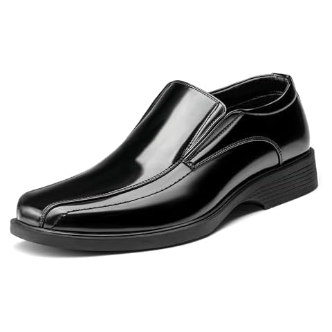 Bruno Marc Men's Square Toe Loafers Cover