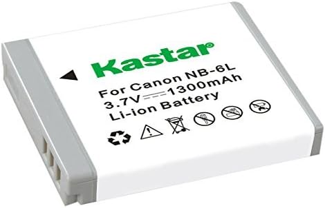 Kastar Batería (paquete de 1) para NB-6L, CB-2LY y Canon PowerShot D20, S90, S95, S120, SD980 es, SD1300 es, SD4000 es, SX170 es, SX240 HS, SX260