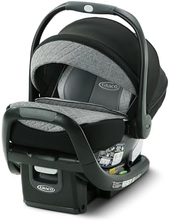 Graco® SnugRide SnugFit Elite Infant Car Seat, Anti Rebound Bar for Extra Safety, SnugLock Easy Install, Premium softgood, All-Weather Boot, Baby Car seat, Nico