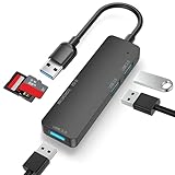 ➤ 【Amplia compatibilidad】: compatible con MacBook Air/Dell XPS 15/Microsoft Surface y muchos otros dispositivos con un puerto USB 3.0, adaptador portátil, extensión de supervelocidad, multiUSB, adaptador para ordenador portátil, MacBook PS3, Xbox, Wii, MAC, NoteBook, NetBook, Tableta, Tab...