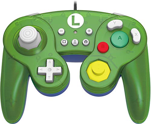 HORI Nintendo Switch Battle Pad (Luigi) GameCube Style Controller Officially Licensed By Nintendo - Nintendo Switch HORI Nintendo Switch Battle Pad (Luigi) GameCube Style Controller Officially Licensed By Nintendo - Nintendo Switch