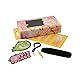 SPITBOARDS 34mm Fingerboard Oldschool Cruiser Pro Complete Setup, Pre-Assembled 5-Layer Wood, Pro Trucks, Soft Urethane 60D Bearing Wheels, Real-Wear Graphics, Lasered Foam Tape ’Oldschool Logo’