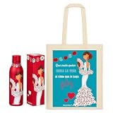 illustrArte Set Thermoflasche + Cádiz-Shopper: Pepa Feliz