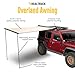 RealTruck Overland Awning | 6.5' Wide x 8.2' Deep, Telescoping Aluminum Support Posts, Mounts to Universal T-Slot Channel, Quick & Easy Setup | OL-103