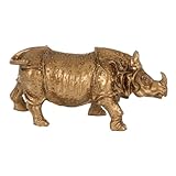 Animalier en résine - sûr et adapté aux enfants, pas facile à ou à déformer, adapté à une utilisation intérieure et extérieure, statues de rhinocéros