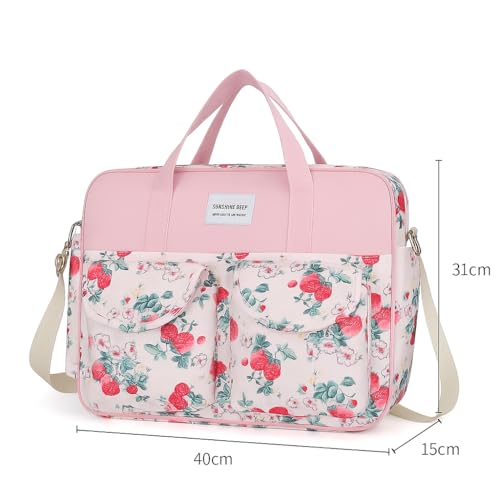 Image of Winnies Baby Diaper Bag for Moms | Travel Maternity Nappy Messengers Tote with Multiple Pockets | Large Capacity Stylish Bags for Baby Essentials