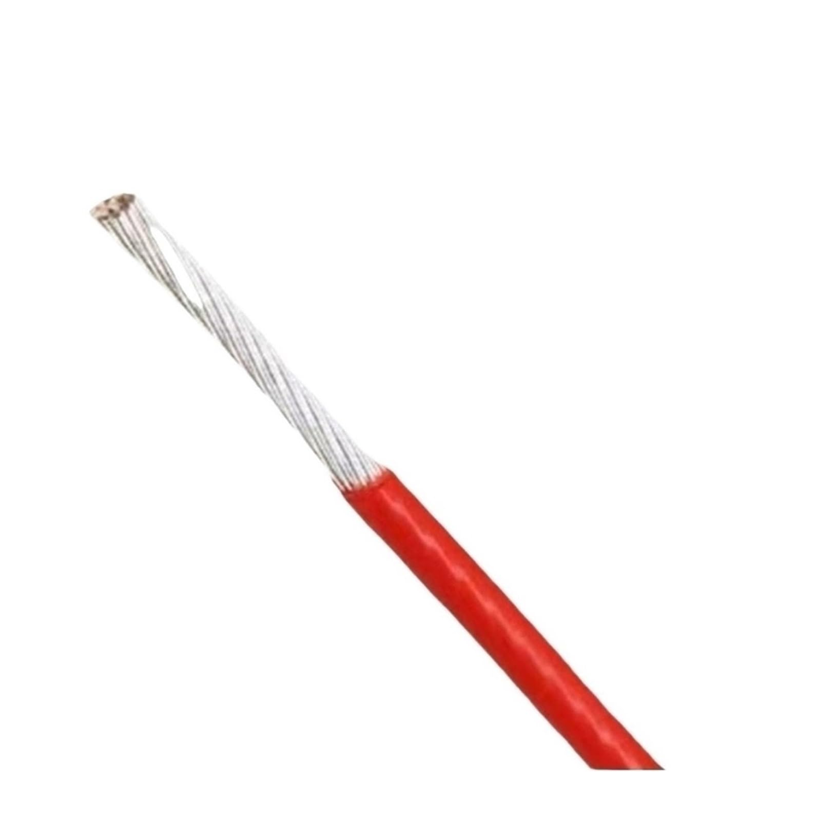 1~100m PTFE Posrebrzany Drut Elektroniczny Izolowany Wysokiej Czystości 13 11 10AWG Audio Kabel Miedziany Do Słuchawek
