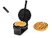Produktbild Kleines Waffeleisen 180° drehend Ø17cm für runde, dicke belgische Waffeln, Waffelautomat, Pfannkuchen Maschine 1000Watt, mit Waffelgabel zur einfachen Entnahme