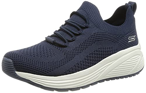 Image of Skechers Women's Bobs Sparrow 2.0-Allegiance Crew Sneaker, Navy, 9