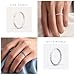 ThunderFit Thin and Stackable Silicone Rings for Women, Rubber Wedding Bands for Women Engagement Diamond Pattern 2.5mm Wide 2mm Thick - Variety Multipack 1-16