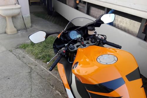 Espejos CBR 1000 RR para sustituir piezas rotas en caídas y mejorar visión trasera 3