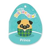 Squishmallows SQCR06622 - Prince der Mops 30 cm, offizielles Jazwares Plüsch, superweiches Kuscheltier