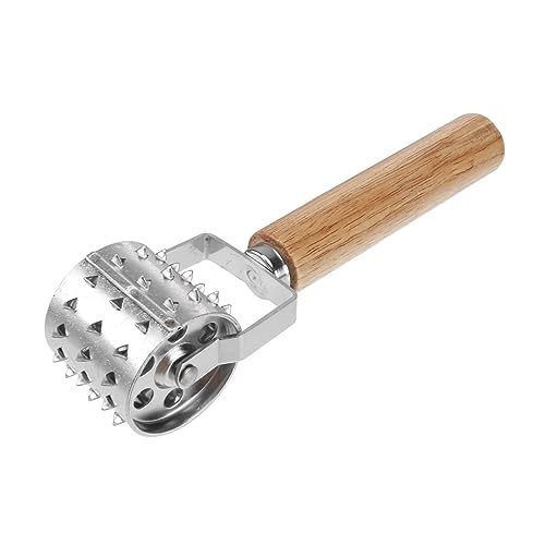 Hoement Martello per Carne in Acciaio Inox Martello per Bistecca da Cucina Inteneritore per Carne E Pollame Facile da Usare E Pulire