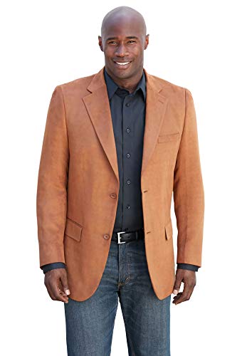 KingSize Men's Big & Tall Microsuede Blazer