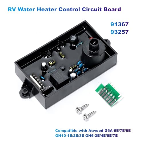 RV Warmwasserbereiter Steuerplatine 12 V DC Ersatz 91367 93257 93307 91420 91504 93865 91349 93253, kompatibel mit Atwood G6A-6E/7E/8E G10-1E/2E/3E GH10-1E/2E/3GHE 6-3E/4 E/6E/7E