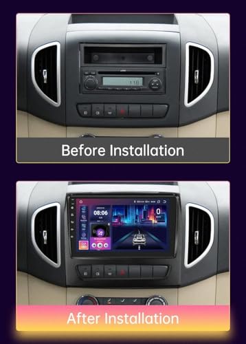 Radio coche 2 DIN con cámara trasera para JAC Sunray 2011-2017 2