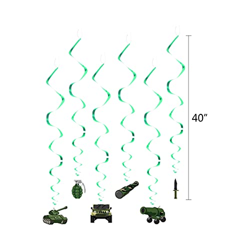 Homond Army Party Decorations, Army Birthday Party Supplies Kit, Army Decorations For Party, Army Banner Cake Topper Swirls, Camouflage Balloon Garland Arch Kit Green Brown #TOP5