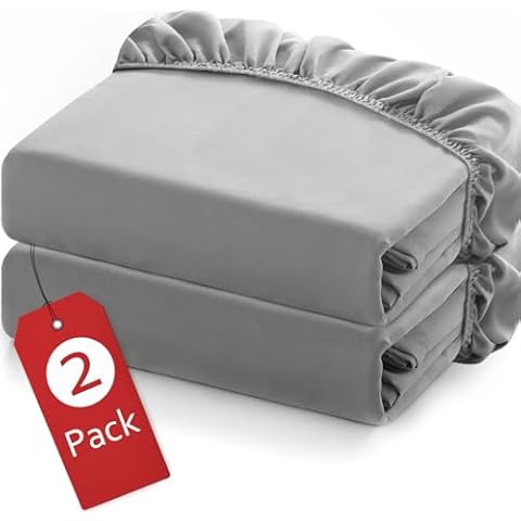 Twin Fitted Sheets 2 Pack by Moonsea Cover