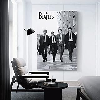 Poster The Beatles – Peinture décorative sur toile – Affiches murales et art – Impression moderne pour chambre à coucher… - Les Beatles, Paul McCartney, John Lennon, RIngo Starr, George Harrison Poster The Beatles - Peinture décorative sur toile - Affiches murales et art - Impression moderne pour chambre à coucher… – Image 3