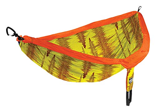 ENO - Eagles Nest Outfitters DoubleNest Print, Portable Hammock for Two, Soundwave/Yellow