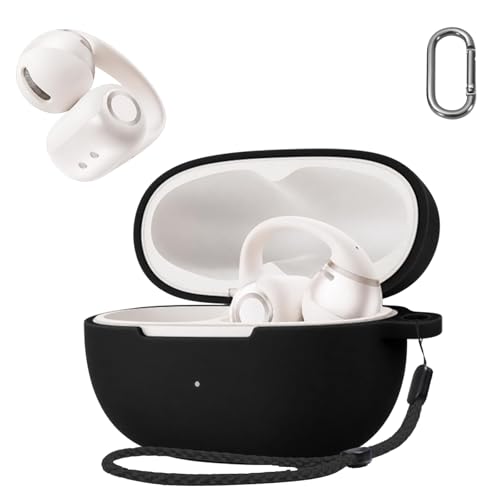 For SHOKZ OpenDots 2 �P�[�X �J�o�[ �yHUKWIMO�z �J���r�i�t��+�X�g���b�v�t�� �ϏՌ� �h�� �h�o �����[�d�\ �S�ʕی� �L�Y�h�~ SHOKZ OpenDots 2 �Ή� [�u���b�N]