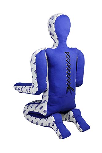 Grappling Dummy MMA Jiu Jitsu – Grappling Wrestling Dummy – Made from Durable Canvas Fabrics – MMA Dummy for Multiple Drills UNFILLED (Blue, 72") - Thumbnail 3