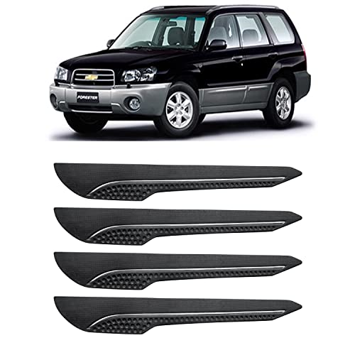 Image of AOSIS-Car Bumper Protector /Bumper Guard for Chevrolet Forester with Single Chrome Stripe (4-Pcs)