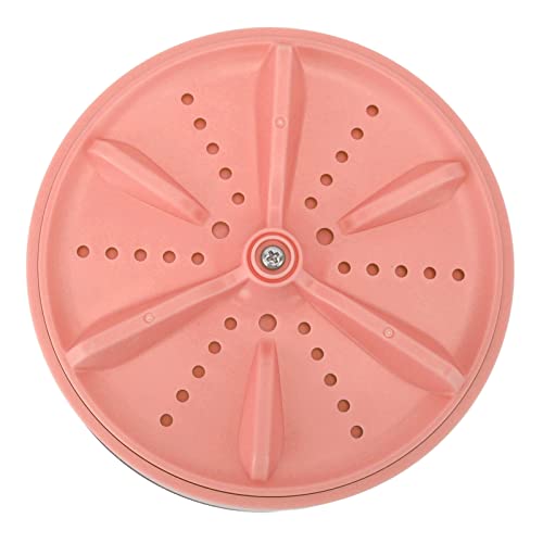 Mini machine à laver USB, multifonction intelligente pratique IPX7 étanche portable nettoyage en profondeur mini machine à laver sans fil pour l'extérieur(Rose)