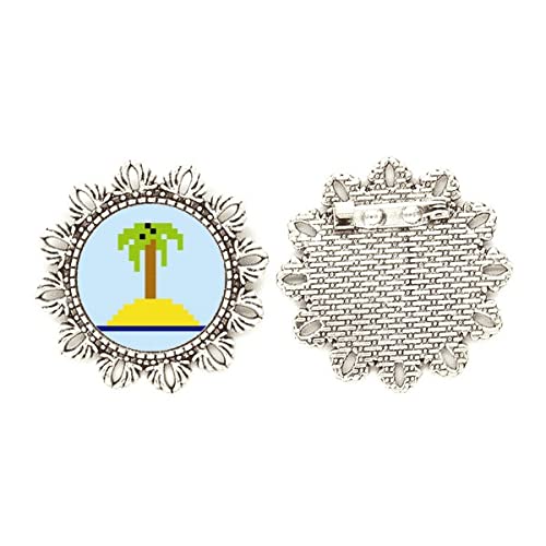 Broche de flor plateada regalo ideal para aniversarios y eventos