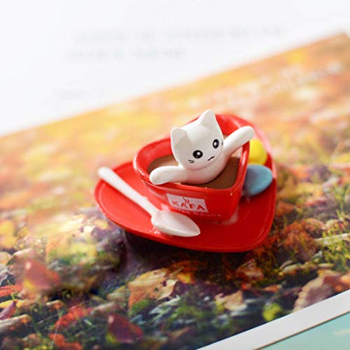 Cool Lemon Funny Cute Set Of 6 3D Coffee Cats Strong Refrigerator Fridge Magnets Sticker, Kitchen Office Decoration For Whiteboard, Notes, Calendar, Notepad Gift For Kids Toddlers Adults Baby #TOP5
