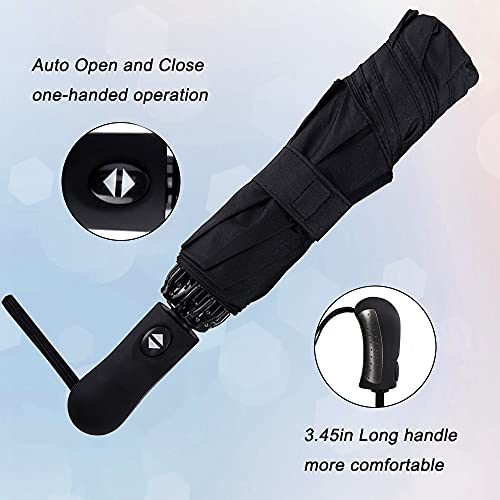 Nooformer Travel Inverted Automatic Umbrella – Reverse Windproof Golf Compact Lightweight Car Umbrellas For Men & Women #TOP3