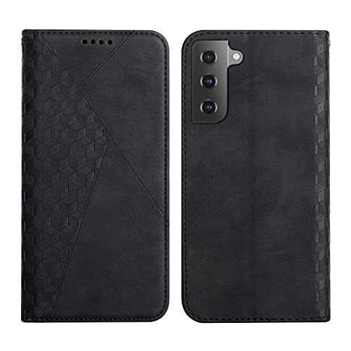 KOUYI Funda para Samsung Galaxy S24, PU Cuero Flip Folio Carcasa [Magnético][Soporte Plegable][Ranuras para Tarjetas],Capa Tipo Libro Flip Case Wallet,Antigolpes Cover (Negro)