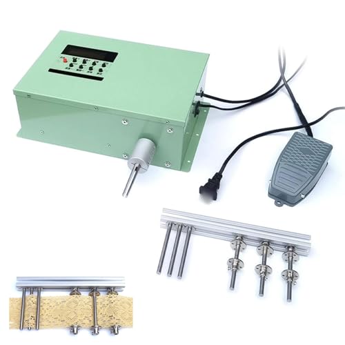 Máquina Automática Enrolladora De Banda Elástica, Enrolladora Eléctrica De Cintas Y Bandas Con Pedal, 1-999rpm Ajustable Adelante/atrás Y Reinicio Automático, Para Correas Y Cintas